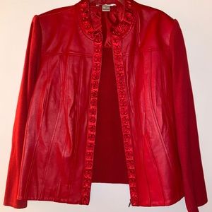 Women’s Nygard Leather Jacket Plus Size 3X